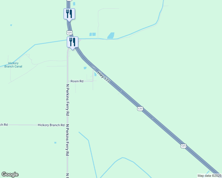 map of restaurants, bars, coffee shops, grocery stores, and more near 5847 U.S. 171 in Lake Charles