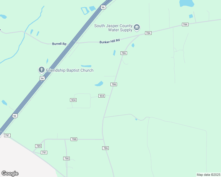 map of restaurants, bars, coffee shops, grocery stores, and more near County Road 786 in Buna