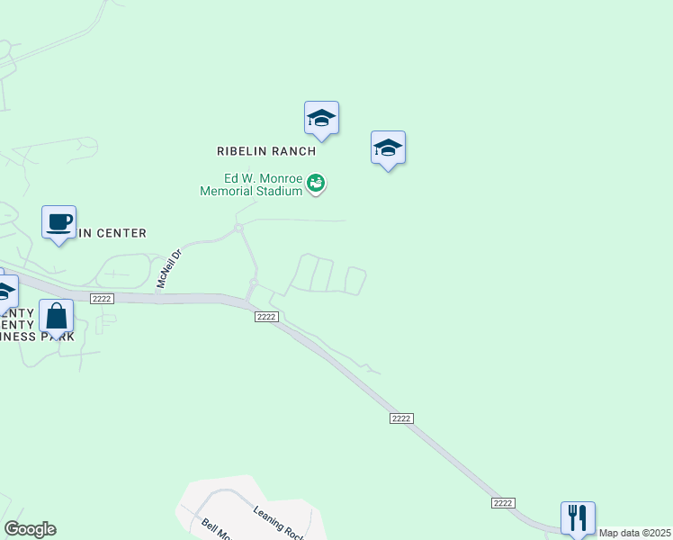 map of restaurants, bars, coffee shops, grocery stores, and more near 7504 Colina Vista Loop in Austin