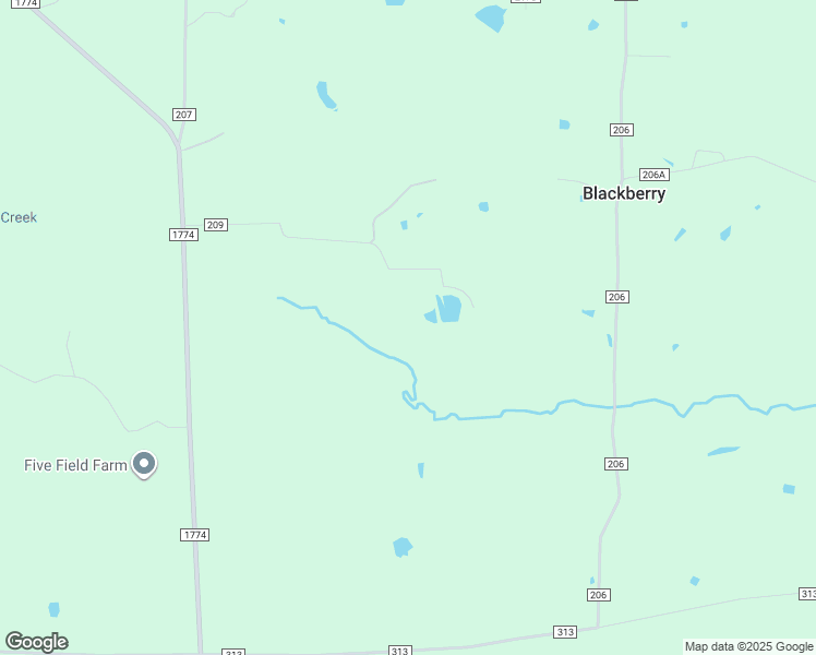 map of restaurants, bars, coffee shops, grocery stores, and more near in Blackberry