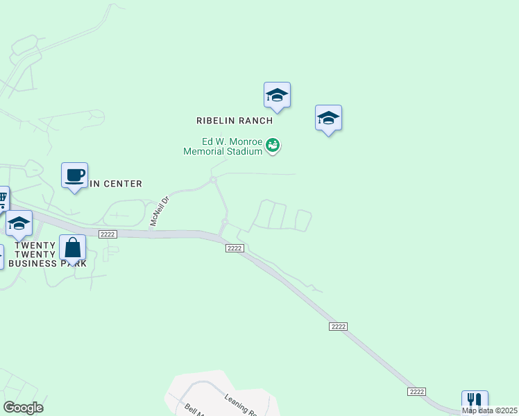 map of restaurants, bars, coffee shops, grocery stores, and more near 7320 Colina Vista Loop in Austin