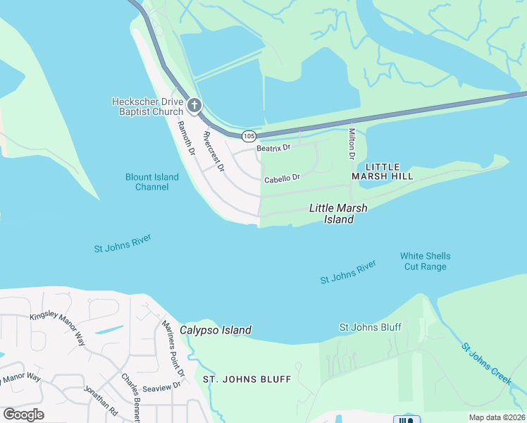 map of restaurants, bars, coffee shops, grocery stores, and more near 6914 Ramoth Drive in Jacksonville