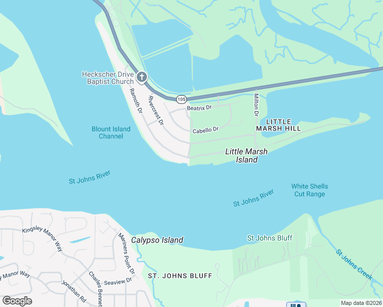map of restaurants, bars, coffee shops, grocery stores, and more near 6914 Ramoth Drive in Jacksonville