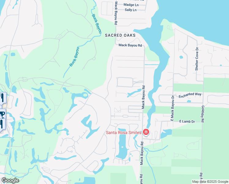 map of restaurants, bars, coffee shops, grocery stores, and more near 334 Carson Oaks Lane in Santa Rosa Beach