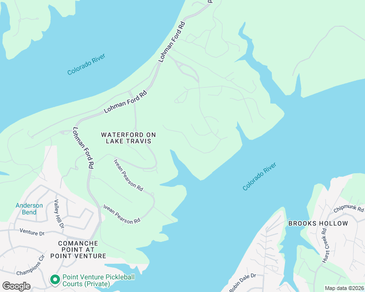 map of restaurants, bars, coffee shops, grocery stores, and more near 1307 Osprey Ridge Loop in Lago Vista