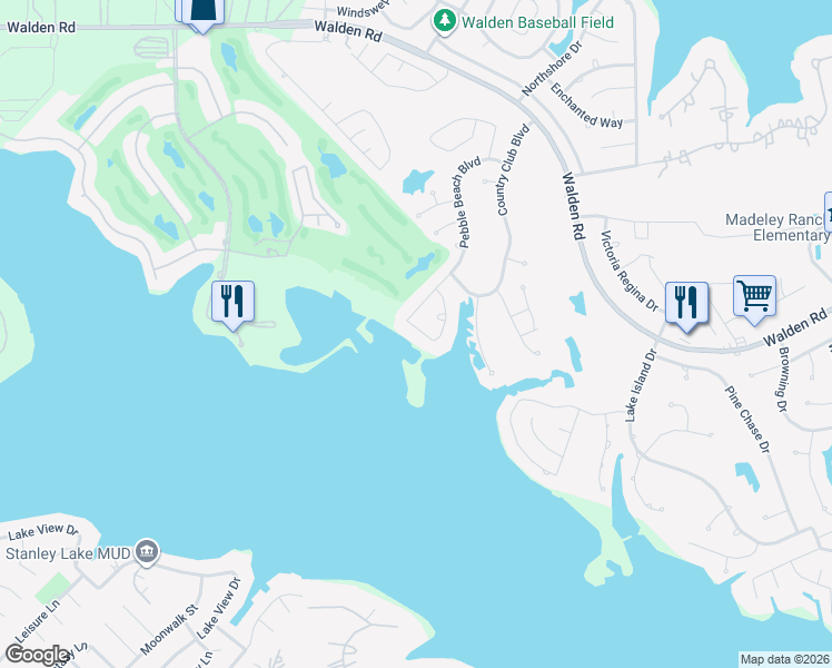map of restaurants, bars, coffee shops, grocery stores, and more near 3318 Desert Inn Drive in Montgomery