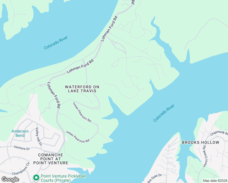 map of restaurants, bars, coffee shops, grocery stores, and more near 1301 Osprey Ridge Loop in Lago Vista