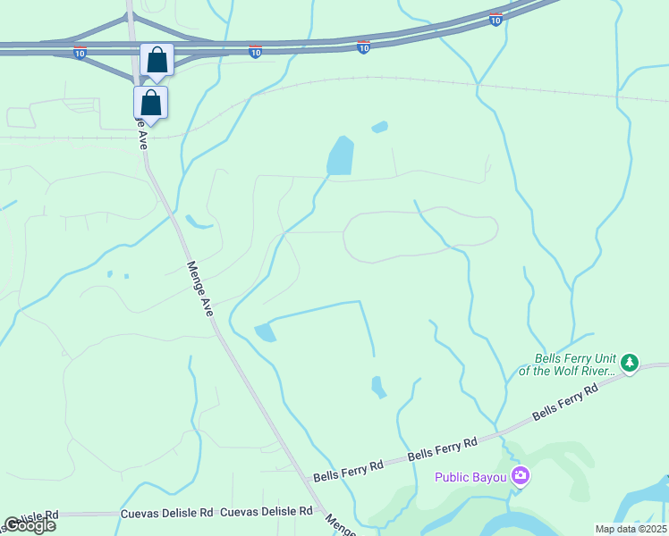 map of restaurants, bars, coffee shops, grocery stores, and more near 23540 Stablewood Circle in Pass Christian