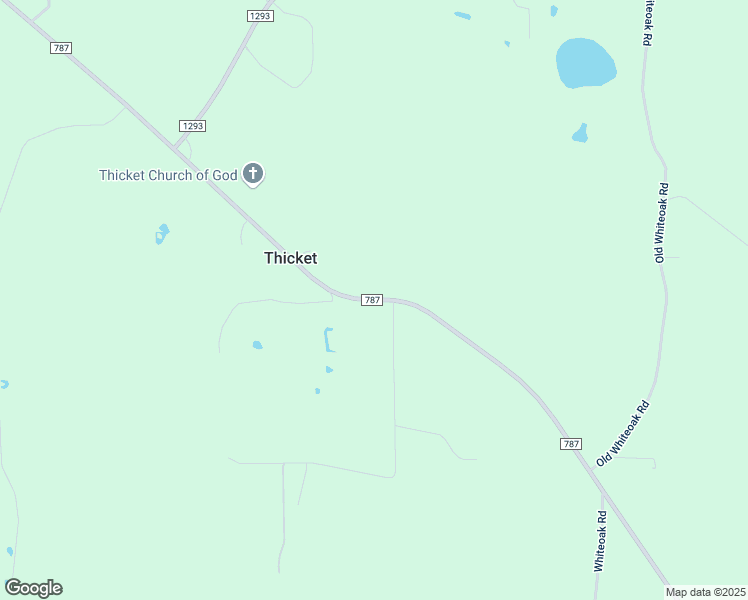 map of restaurants, bars, coffee shops, grocery stores, and more near Farm to Market 787 in Thicket
