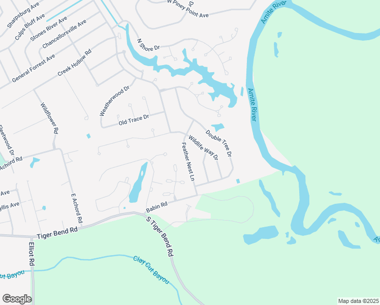 map of restaurants, bars, coffee shops, grocery stores, and more near 6240 Feather Nest Lane in Baton Rouge