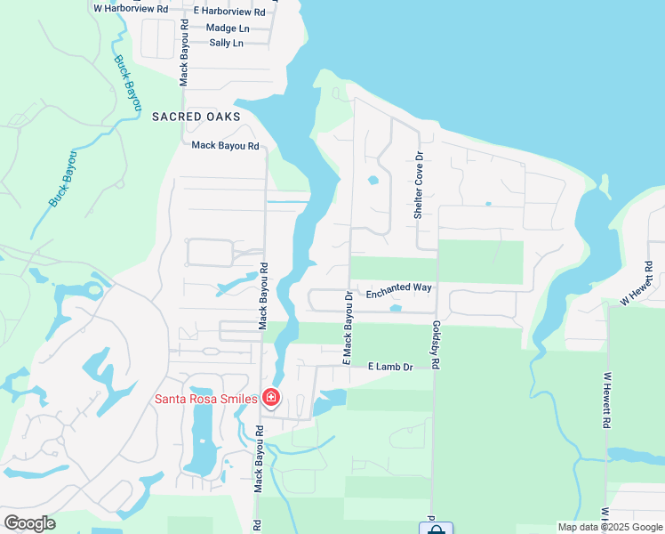 map of restaurants, bars, coffee shops, grocery stores, and more near 63 Bayou Breeze Court in Santa Rosa Beach