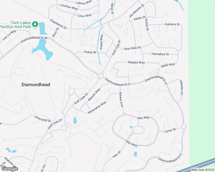 map of restaurants, bars, coffee shops, grocery stores, and more near 887 Manini Way in Diamondhead