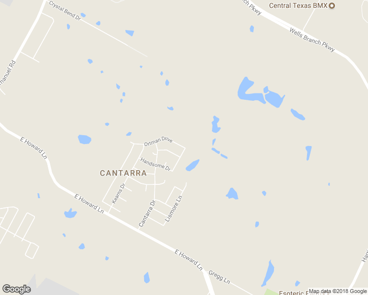 map of restaurants, bars, coffee shops, grocery stores, and more near 3521 Ortman Drive in Pflugerville