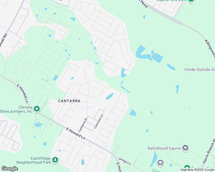 map of restaurants, bars, coffee shops, grocery stores, and more near 13625 Coomer Path in Pflugerville