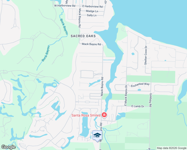 map of restaurants, bars, coffee shops, grocery stores, and more near 407 Carson Oaks Lane in Santa Rosa Beach