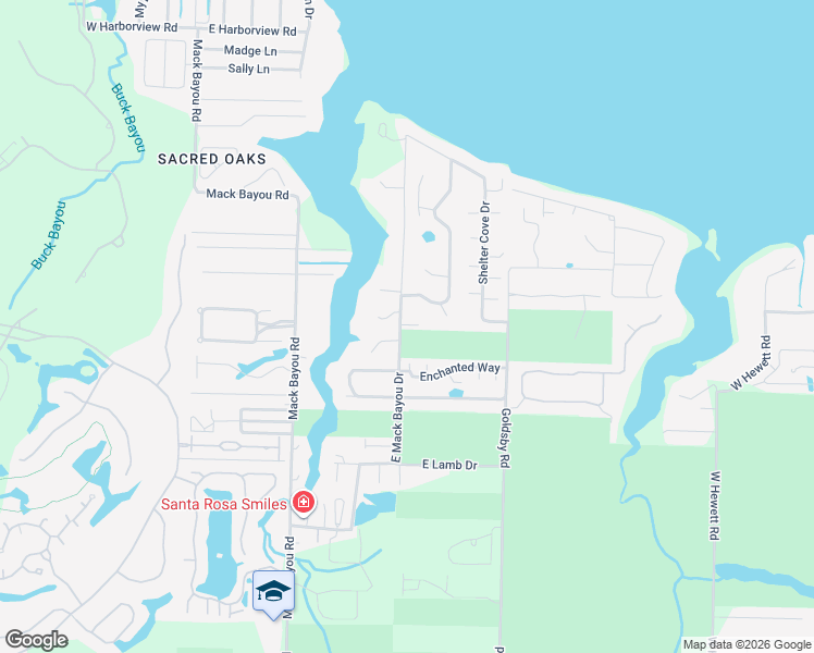 map of restaurants, bars, coffee shops, grocery stores, and more near 732 East Mack Bayou Drive in Santa Rosa Beach