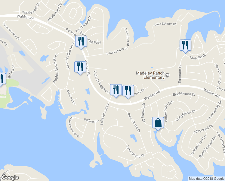 map of restaurants, bars, coffee shops, grocery stores, and more near 3505 Stonehenge Drive in Montgomery