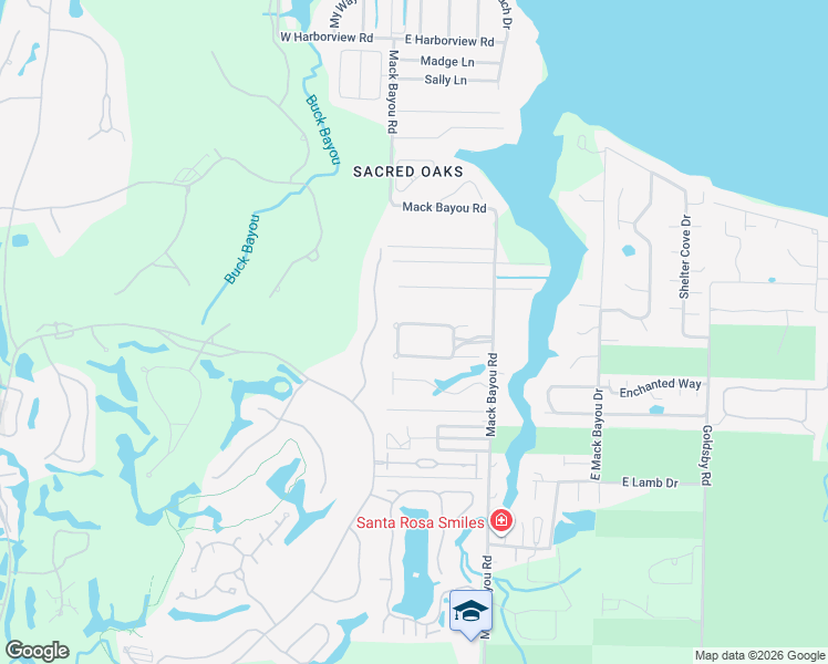 map of restaurants, bars, coffee shops, grocery stores, and more near 184 Carson Oaks Lane in Santa Rosa Beach