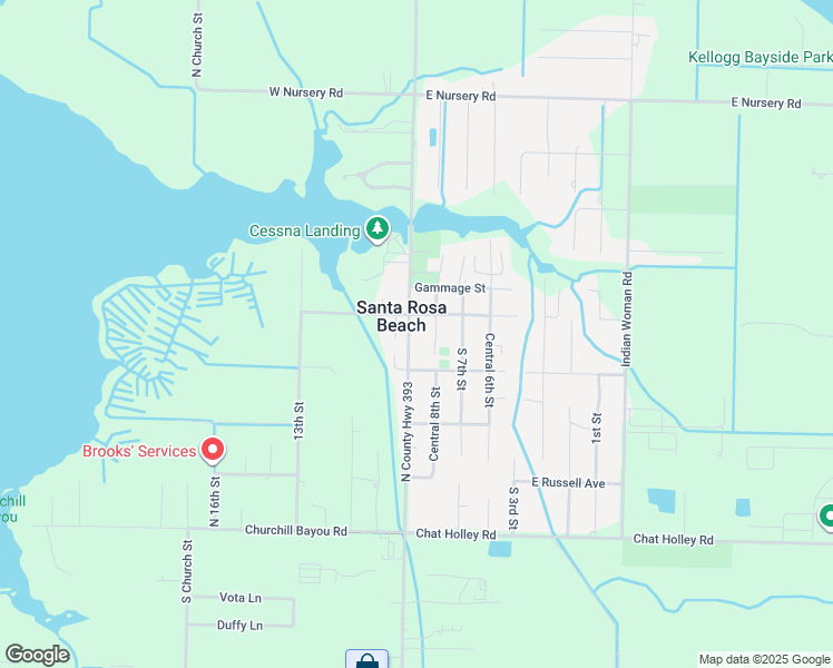 map of restaurants, bars, coffee shops, grocery stores, and more near 1506 North County Highway 393 in Santa Rosa Beach