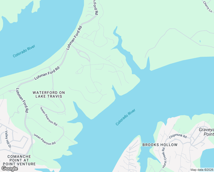 map of restaurants, bars, coffee shops, grocery stores, and more near 1529 Osprey Ridge Loop in Lago Vista