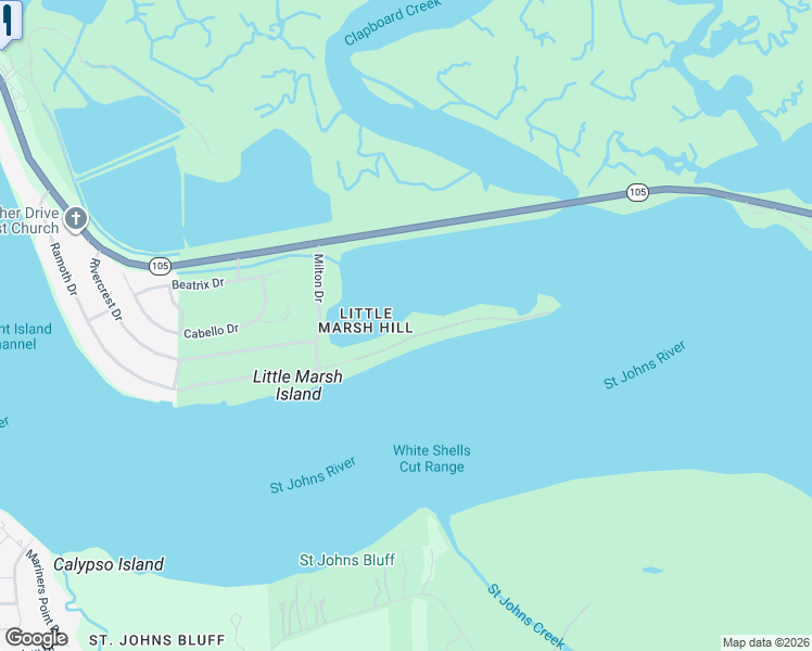 map of restaurants, bars, coffee shops, grocery stores, and more near 7233 Ramoth Drive in Jacksonville
