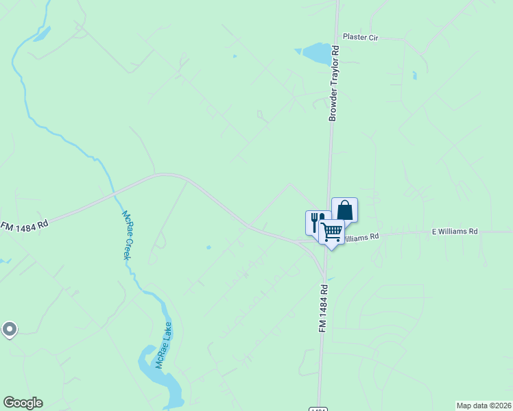 map of restaurants, bars, coffee shops, grocery stores, and more near 15295 Dogwood Lane in Conroe