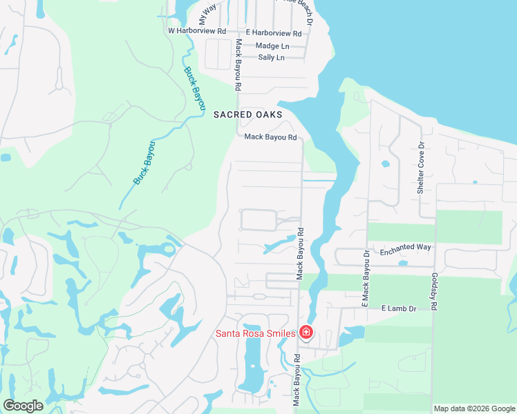 map of restaurants, bars, coffee shops, grocery stores, and more near 184 Carson Oaks Lane in Santa Rosa Beach