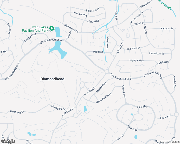 map of restaurants, bars, coffee shops, grocery stores, and more near 8703 Diamondhead Drive West in Diamondhead
