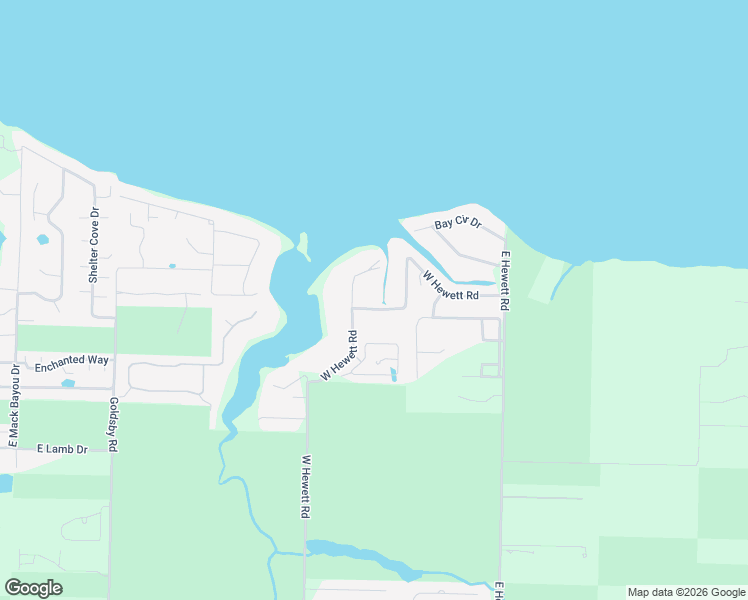 map of restaurants, bars, coffee shops, grocery stores, and more near 1525 West Hewett Road in Santa Rosa Beach