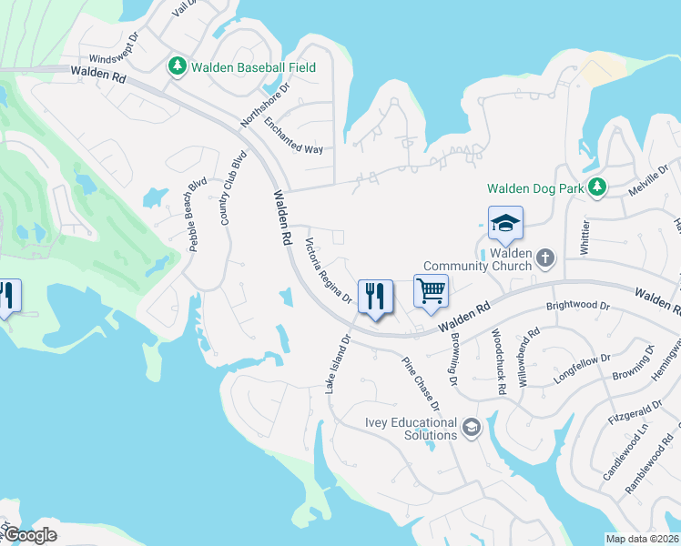 map of restaurants, bars, coffee shops, grocery stores, and more near 3529 Stonehenge Drive in Montgomery