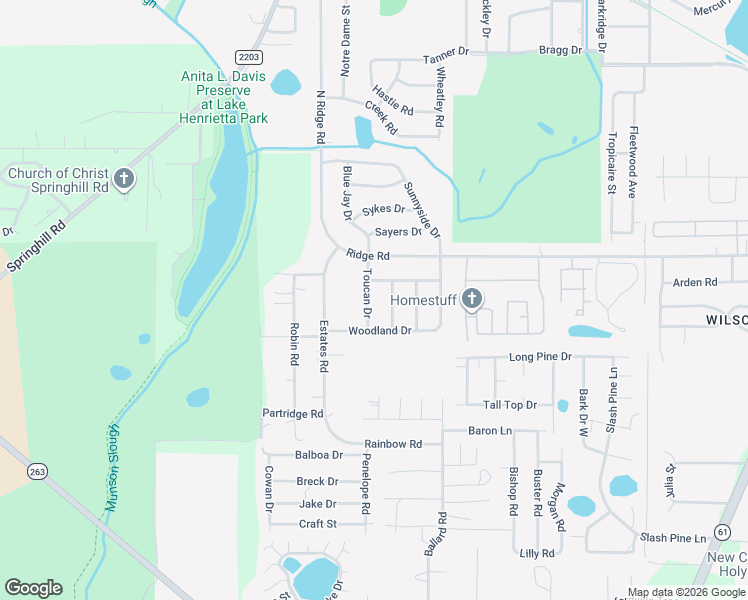 map of restaurants, bars, coffee shops, grocery stores, and more near 3515 Toucan Drive in Tallahassee