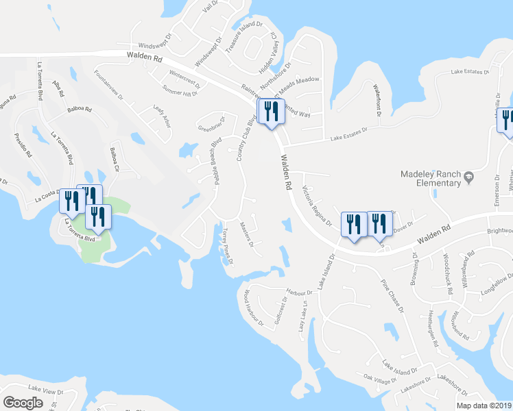 map of restaurants, bars, coffee shops, grocery stores, and more near 13207 Salem Circle in Montgomery