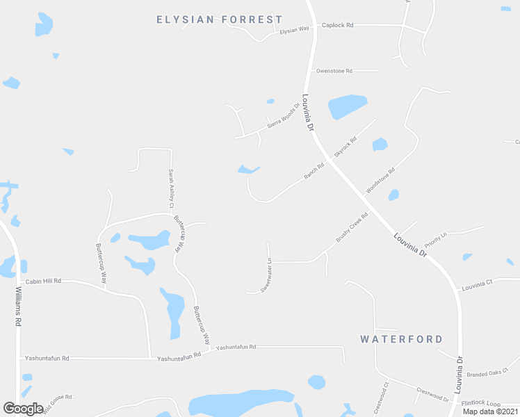 map of restaurants, bars, coffee shops, grocery stores, and more near 6087 Ranch Road in Tallahassee