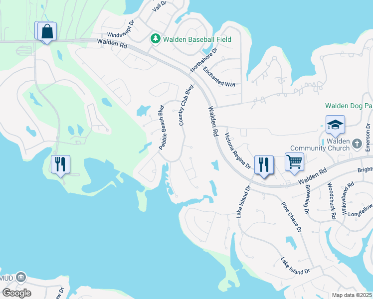 map of restaurants, bars, coffee shops, grocery stores, and more near 13207 Salem Circle in Montgomery