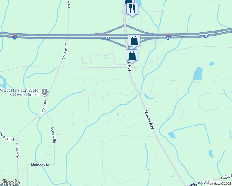 map of restaurants, bars, coffee shops, grocery stores, and more near 24895 Knollwood Drive in Pass Christian