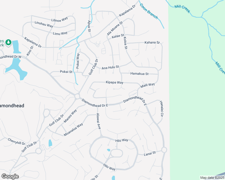 map of restaurants, bars, coffee shops, grocery stores, and more near 8828 Manoo Place in Diamondhead