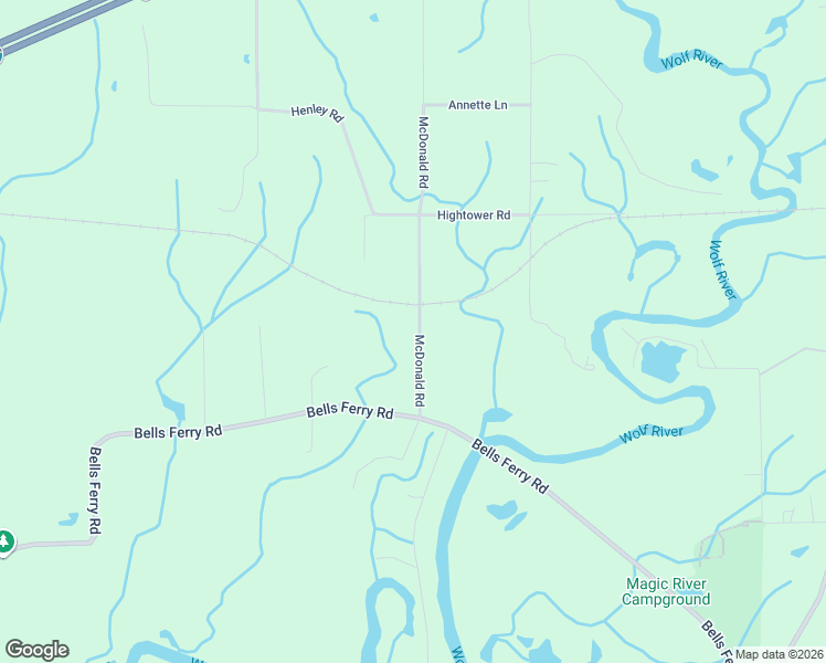map of restaurants, bars, coffee shops, grocery stores, and more near 7401-7809 McDonald Road in Pass Christian