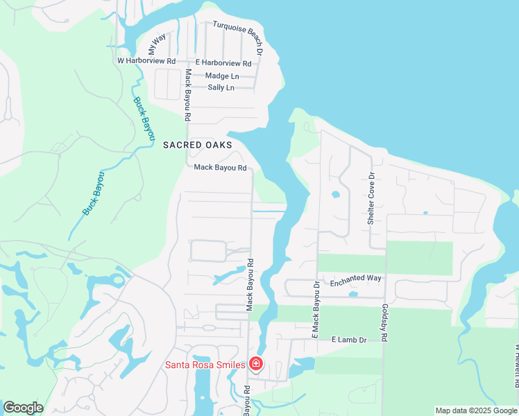 map of restaurants, bars, coffee shops, grocery stores, and more near 28 East Wild Briar Road in Santa Rosa Beach