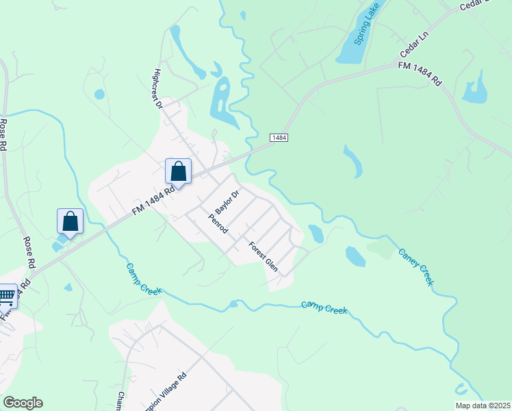 map of restaurants, bars, coffee shops, grocery stores, and more near 11132 Pineview Drive in Conroe