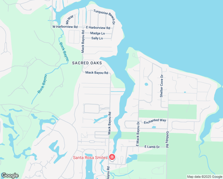 map of restaurants, bars, coffee shops, grocery stores, and more near 10 East Wild Briar Road in Santa Rosa Beach