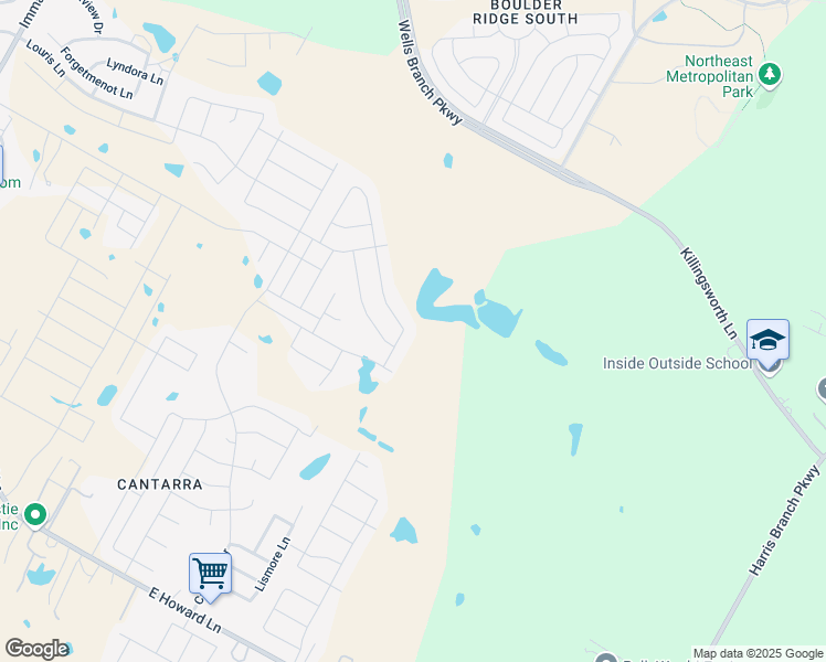 map of restaurants, bars, coffee shops, grocery stores, and more near 13925 Macquarie Drive in Pflugerville