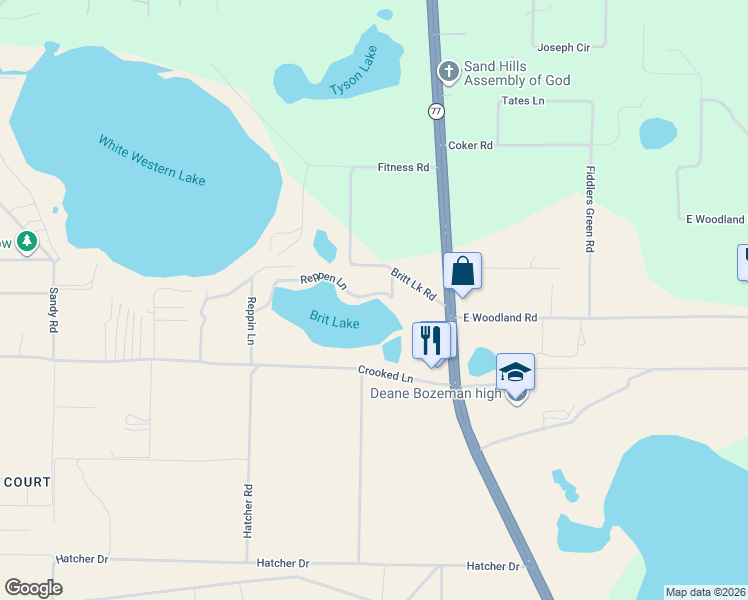 map of restaurants, bars, coffee shops, grocery stores, and more near Reppen Lane in Panama City