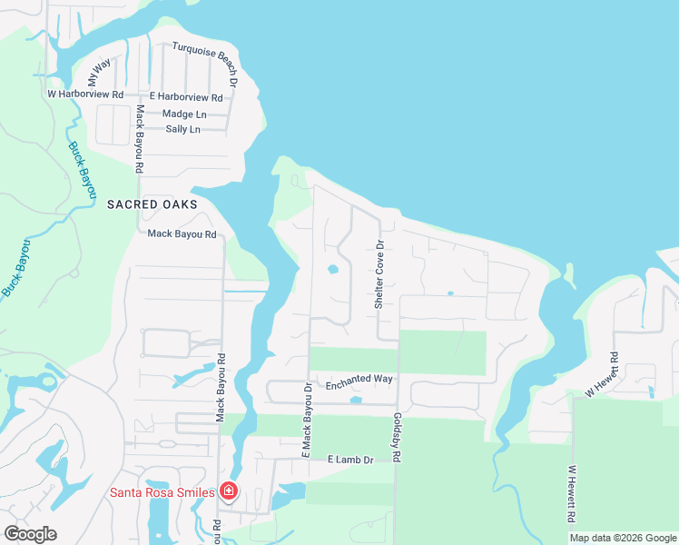 map of restaurants, bars, coffee shops, grocery stores, and more near 253 Pelican Bay Drive in Santa Rosa Beach