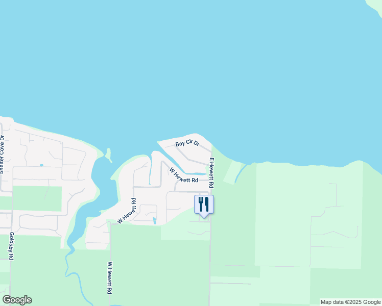 map of restaurants, bars, coffee shops, grocery stores, and more near 114 Bay Circle Drive in Santa Rosa Beach