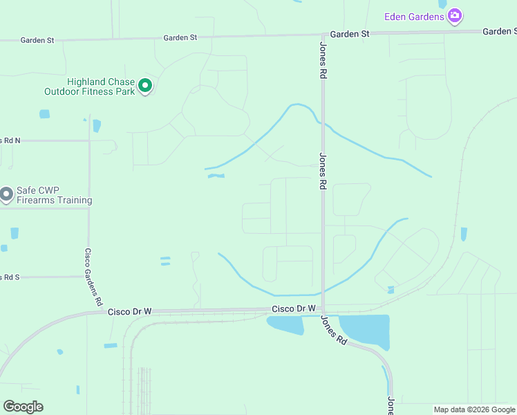 map of restaurants, bars, coffee shops, grocery stores, and more near 5934 Jones Road in Jacksonville