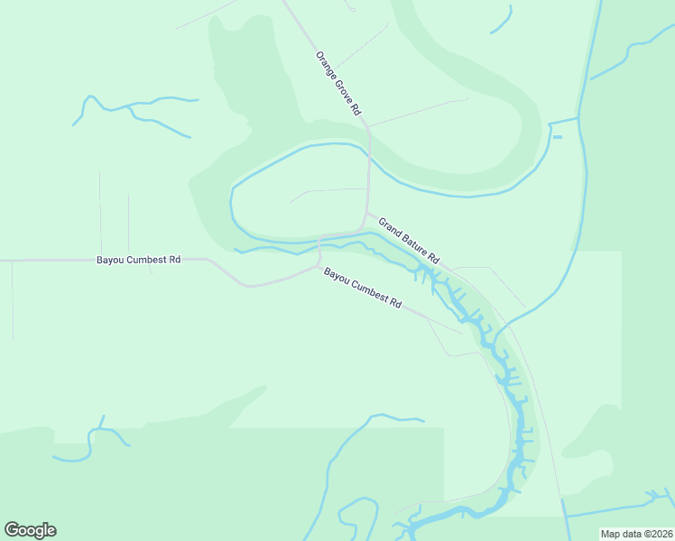 map of restaurants, bars, coffee shops, grocery stores, and more near 9631 Bayou Cumbest Road in Moss Point