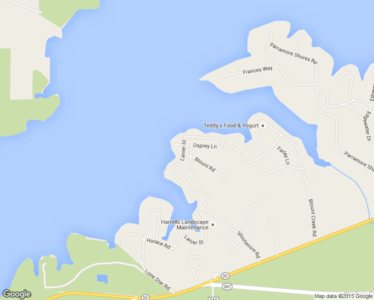 map of restaurants, bars, coffee shops, grocery stores, and more near 24343 Lanier Street in Tallahassee