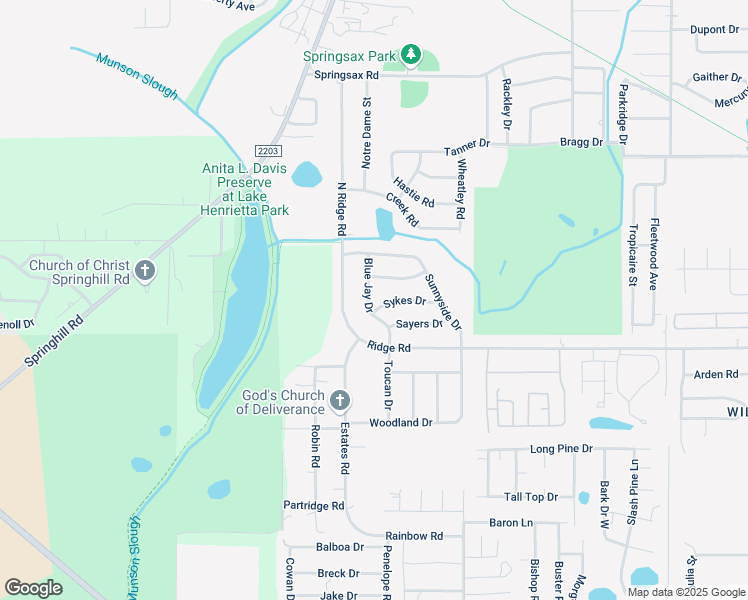 map of restaurants, bars, coffee shops, grocery stores, and more near 3424 Blue Jay Drive in Tallahassee