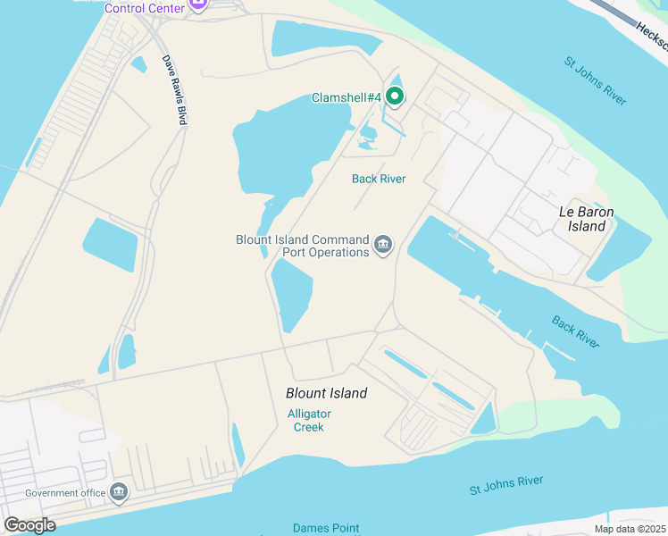 map of restaurants, bars, coffee shops, grocery stores, and more near in Jacksonville