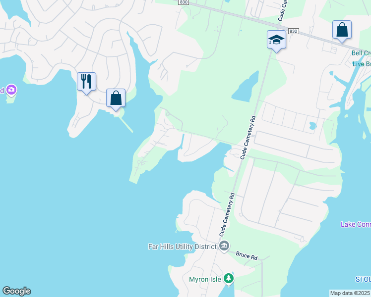 map of restaurants, bars, coffee shops, grocery stores, and more near 10692 Circle Drive in Willis